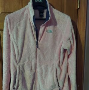 Womens Size XL North Face Fleece Zip-up Jacket